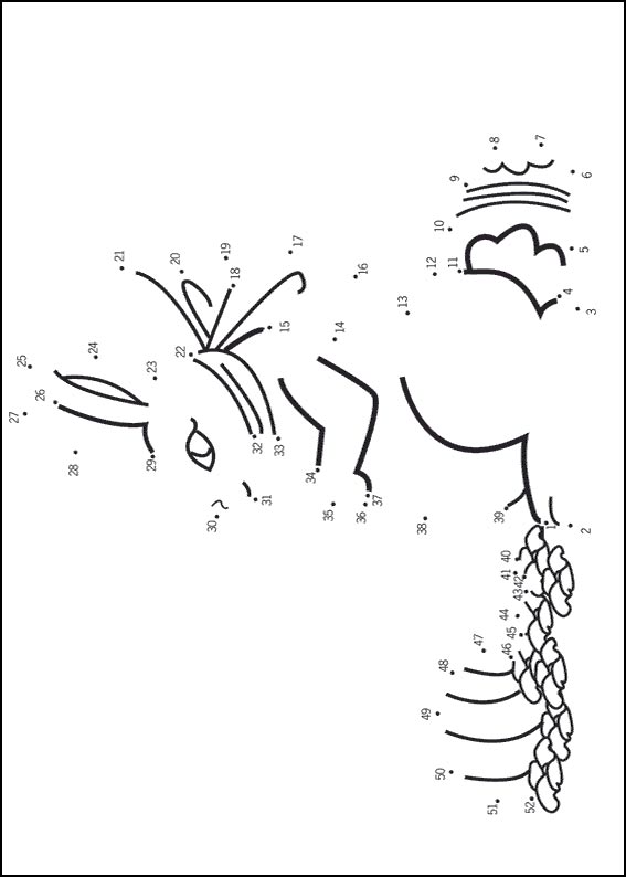 Medium dot to dot printable puzzles (page 9)