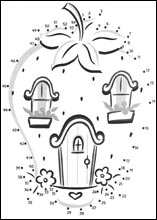 Medium Dot To Dot Printable Puzzles Page 1